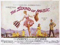 映画ポスター、THE SOUND OF MUSIC,「サウンド・オブ・ミュージック」大判（71.x115cm）R・ワイズ監督、J・アンドリュース、-K・プラマー