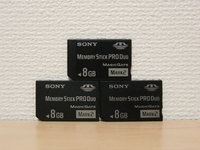 SONY　メモリースティック PRO Duo 8GB 3枚セット　初期化済み　送料84円