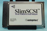 Adaptec　SlimSCSI　16-bit PCMCIA-to-SCSI Adapter