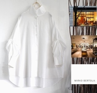 MIRKO BERTOLA ITARY/ミルコベルトラ/ハイネックデザインシャツトップス/38,320円