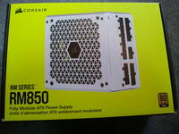 CORSAIR 850W電源 RM850 White 2021 CP-9020232-JP　PCIe スリーブケーブル付き