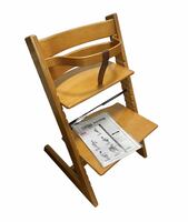 ■FR2302 STOKKE ストッケ TRIPP TRAPP トリップ トラップ ベビーチェア 子供椅子 木製 ナチュラル 中古