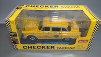 絶版希少 サンスター 1/18 1981 NEW YORK CHECKER TAXICAB ニューヨーク チェッカー タクシー キャブ 　イエローキャブ　ミニカー