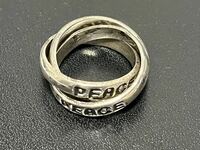 ベルサーニ ３連 シルバー リング 指輪 ＶＥRＳＡＮＩ28〜29号 ビンテージ ９０年代 00年代 ストリート