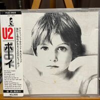 U2 ボーイ　BOY 初回シール帯　ポリドール　P33D-20020 国内盤　歌詞・解説無し
