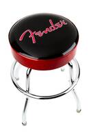 FENDER フェンダー RED SPARKLE LOGO BARSTOOL BLACK AND RED SPARKLE レッド スパークル ロゴ バースツール 24インチ
