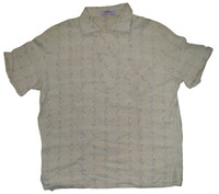 レア!ヴィンテージ 50s 変形 プルオーバーシャツ ビンテージ ロカビリー ネップ アトミック エルヴィス 50年代 ウエスタン ビッグサイズ