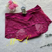 新品　エロセクシー　ローズピンク　豪華　綺麗　愛される予感　レース　魅力的　 パンツ ビキニ スタンダード　ショーツ　パンツ　下着