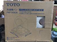 未使用品 K-1720 TOTO 洗濯パンセット PWSP74H2W サイズ 740 洗濯機パン PWP740N2W 74×64×6cm