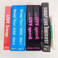 SMAP スマップ VHS ライブビデオ 6本 CD 1枚 セット【中古】