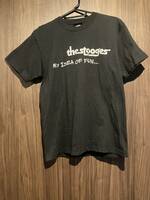 Iggy Pop the Stooges イギーポップ ストゥージズ プリント Tシャツ Sサイズ パンク ロックＴシャツ バンドＴシャツ 未使用 