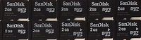 F0324 SanDisk microSDカード 2GB【10枚】 送料無料・匿名配送・追跡番号あり