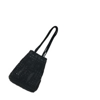 Mame Kurogouchi マメクロゴウチ Cord Embroidery Bucket Bag コード刺繍バケットバッグ ブラック MM22FW-AC301