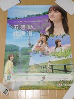 【矢田亜希子】JAL　五感動北海道　業務用ポスター　B1サイズ　未使用品