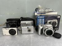 ジャンク品 デジタルカメラ 5点まとめ売り Canon IXY PowerShot CASIO EXILIM OLYMPUS CAMEDIA デジカメ 