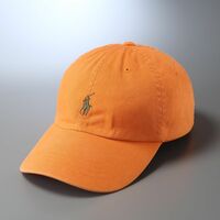 GP2378//*ポロラルフローレン/Polo by Ralph Lauren*メンズ/ポニー刺繍/ベースボールキャップ/帽子/オレンジ