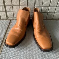 メンズ 40 26cm RADMESS MEN’S BIGI メンズビギ 革靴 レザーシューズ ハイカット アンクルブーツ ブラウン系