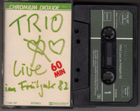 【カセット】TRIO - Live Im Fruehjahr 82【1982年NDW/Da Da Da】