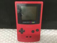 D657-60【通電動作確認済み】Nintendo(ニンテンドー)ゲームボーイカラー CGB-001 GBC レッド 本体 GAME BOY/t