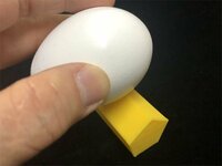 コロンブスの卵割り（生卵が五角柱で清潔に気持ち良く割れます。菜箸置き包丁置きにも）