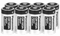 Panasonic CR123A リチウム電池 1550mAh　[並行輸入品]　８本セット