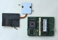 PowerBook G3 Pismo 500MHz CPU 純正ヒートシンク メモリー192MB set 