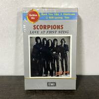 未開封 SCORPIONS「LOVE AT FIRST STING」韓国盤 カセットテープ 当時物 スコーピオンズ / 北欧メタル ハードロック