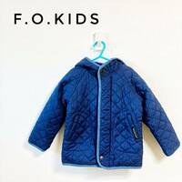 未使用品 F.O.KIDS フォーキッズ アウター 110 ナイロン キッズ キルティングジャケット 防寒 中綿 ダウンジャケット 男の子 子供服 