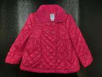 オールドネイビー 100位(4T) Aコート 中綿 薄手 パフ袖 パッションピンク