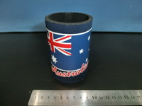 【美品】缶カバー 保冷保温 オーストラリア 国旗 ネイビー お土産