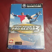 GC ゲームキューブ トニー・ホーク プロスケーター3 箱 説明書 スケボー ゲームソフト サクセス ネコポス レア 税なし