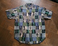 ビンテージ　GAPギャップ　パッチワークシャツ中古良品　L(日本サイズXL位)