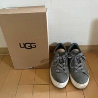 国内百貨店購入 18,700円 UGG アグ スエード スニーカー グレー 38 24cm