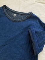 45R インディゴ ガーゼ Tシャツ サイズ3 45rpm 藍染 カットソー