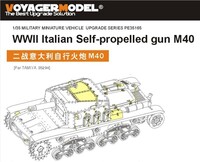 ボイジャーモデル PE35165 1/35 WWII イタリア M40自走砲セモベンテ エッチングセット(タミヤ35294用)
