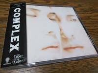 □廃盤 COMPLEX　COMPLEX (1st)　帯付　初版 (CT32-5443)　吉川晃司×布袋寅泰