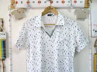 ♪服3124♪ 半袖　ポロシャツ TRANS CONTINENTS　日本製 サイズО（推定SS～S位） Used ～iiitomo～