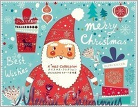 DVD2枚組■クリスマス素材集 EPS/SVG 透過PNG　クリスマスパーティーの飾り付け サンタ ツリー リース カード