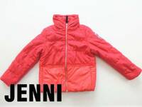 大幅値下げ！新品タグ付き ジェニィ JENNI かわいい中綿ジャケット あったかブルゾン コート アウター ピンク 赤系 サイズ150 定価11,880円