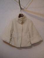 SWORDFISH白立て襟コートジャケット（USED）100813