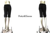 二点落札で送料無料！ Pinky&Dianne ピンキーアンドダイアン ウール ショート パンツ 黒 38 ブラック　ボトムス　レディース